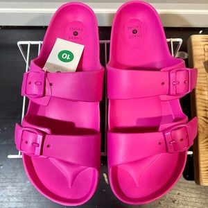 Brand New w tags Barbie BIRKENSTOCK inspired Pink beach sandals